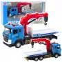 LEAN TOYS Laweta z Metalową Kabiną Światła Dźwięki