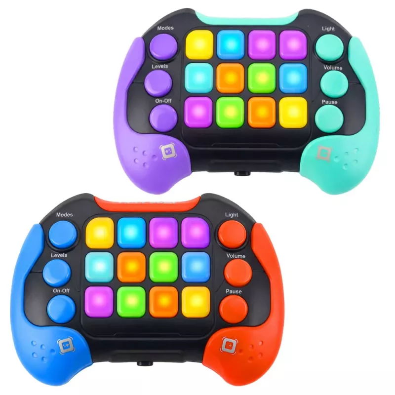 LEAN TOYS Elektroniczna konsola arcade edukacyjna z 11 trybami gry