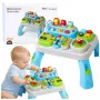 LEAN TOYS Interaktywny Stół Edukacyjny dla Maluchów z Modułami Dźwiękowymi