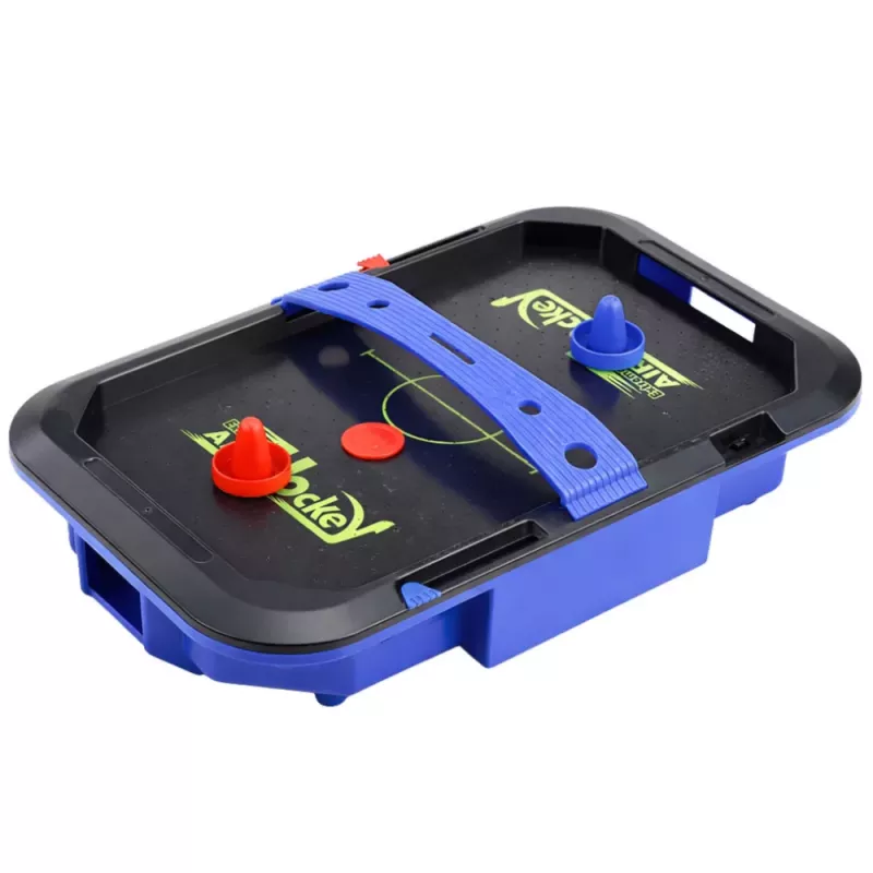 LEAN TOYS Air Hockey Table Skill Game For Children Pucks 43x26 cm