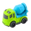 Zestaw pojazdów budowlanych LEAN TOYS: Samochody, Betoniarka, Ciężarówka z hakiem, BIOPlastik