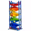 LEAN TOYS Edukacyjne Klocki Konstrukcyjne Tor Zjeżdżalnia dla Kulek Kolorowe 550 szt.
