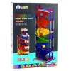 LEAN TOYS Edukacyjne Klocki Konstrukcyjne Tor Zjeżdżalnia dla Kulek Kolorowe 550 szt.
