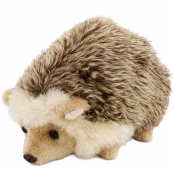 LEAN TOYS Pluszowa Zabawka Miękki Przytulny Brązowy Jeż 16cm