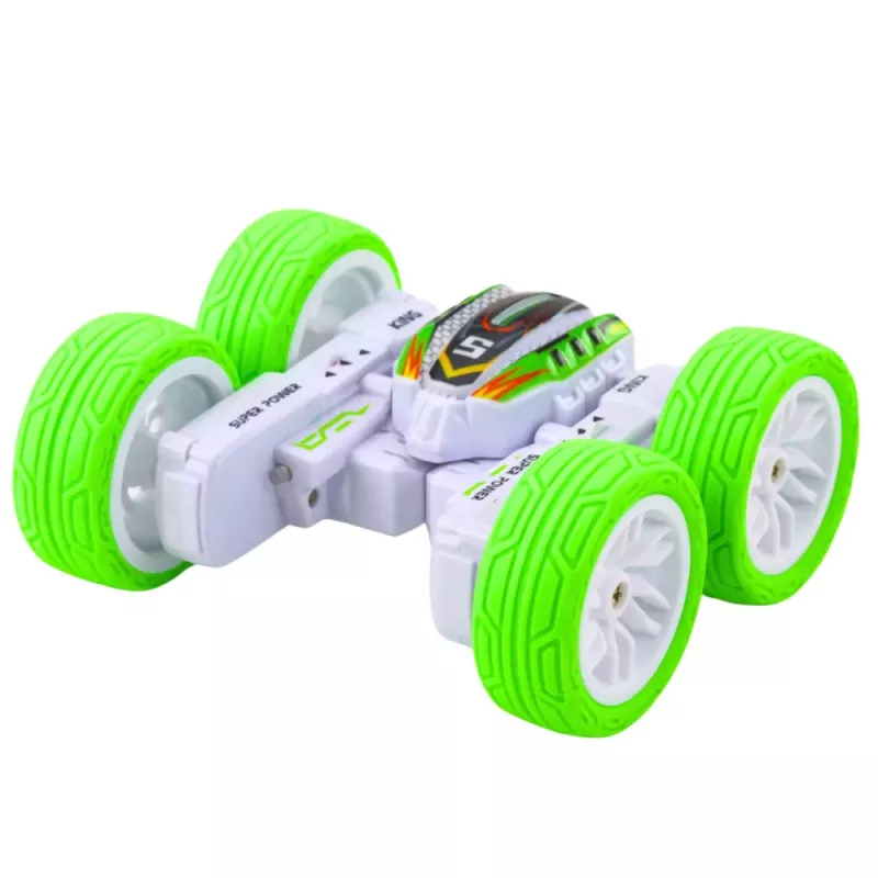 LEAN TOYS Zdalnie Sterowany Akrobacyjny Samochód Terenowy 360° Zielony 1:32