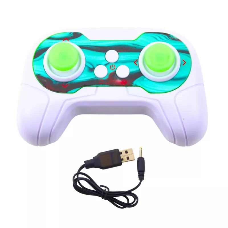 LEAN TOYS Zdalnie Sterowany Akrobacyjny Samochód Terenowy 360° Zielony 1:32