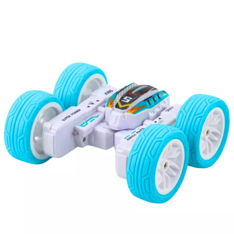 LEAN TOYS Zdalnie Sterowany Akrobacyjny Samochód Terenowy 360° Niebieski 1:32