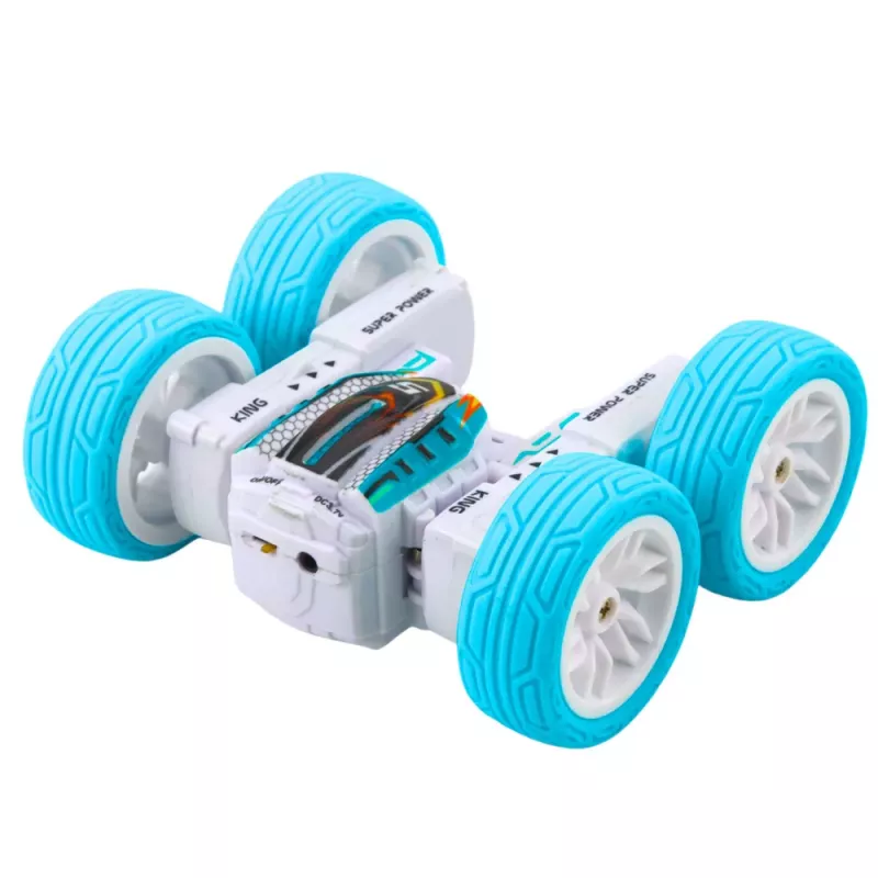 LEAN TOYS Zdalnie Sterowany Akrobacyjny Samochód Terenowy 360° Niebieski 1:32