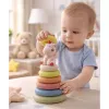LEAN TOYS Miękka Piramida Sensoryczna Jednorożec Guma ECO Kolorowa