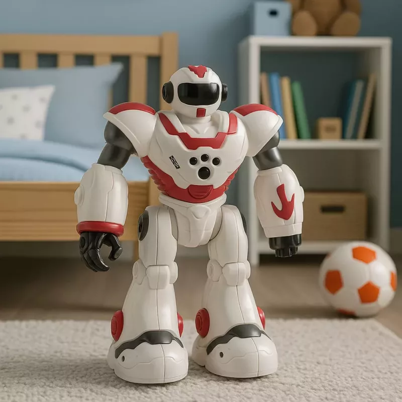 LEAN TOYS Interaktywny Robot RC na pilota 16 Funkcji Światła Dźwięki Różowy