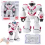 LEAN TOYS Interaktywny Robot RC na pilota 16 Funkcji Światła Dźwięki Różowy