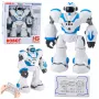 LEAN TOYS Interaktywny Robot Zdalnie Sterowany RC 16 Funkcji Światła Dźwięki Niebieski