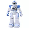 LEAN TOYS Zdalnie Sterowany Robot Edukacyjny RC Mówiący Tańczący Światła Dźwięki Niebieski