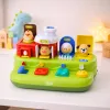 LEAN TOYS Interaktywna zabawka edukacyjna dla maluchów - Farm Animals Pop-Up