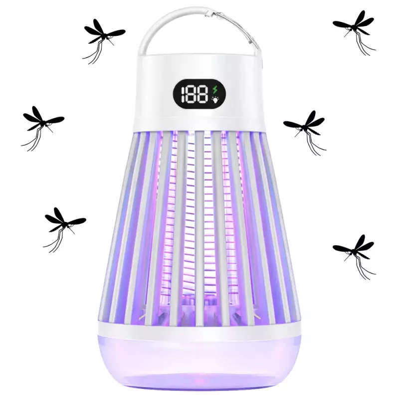 LEAN Elektryczna lampa zabijająca komary UV Światło Biała 20W 80m²