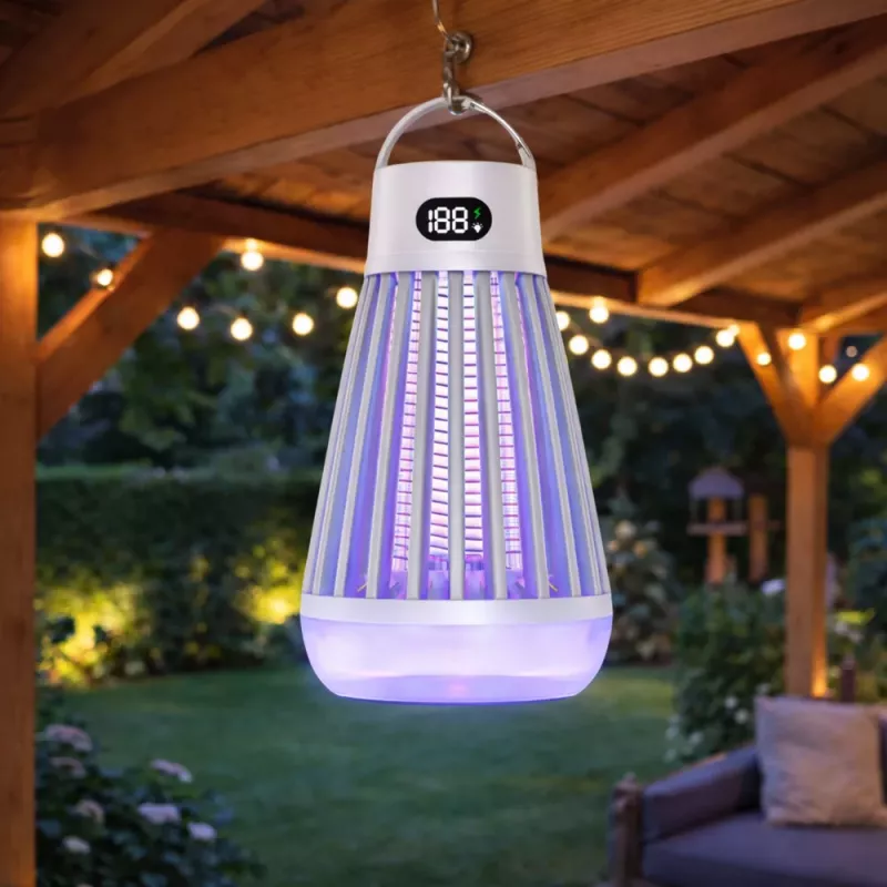 LEAN Elektryczna lampa zabijająca komary UV Światło Biała 20W 80m²