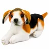 LEAN TOYS Pluszowy Beagle, Miękka Przytulanka, Piesek 25 cm