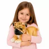 LEAN TOYS Pluszowy Mops Przytulanka Miękki Pies 25 cm