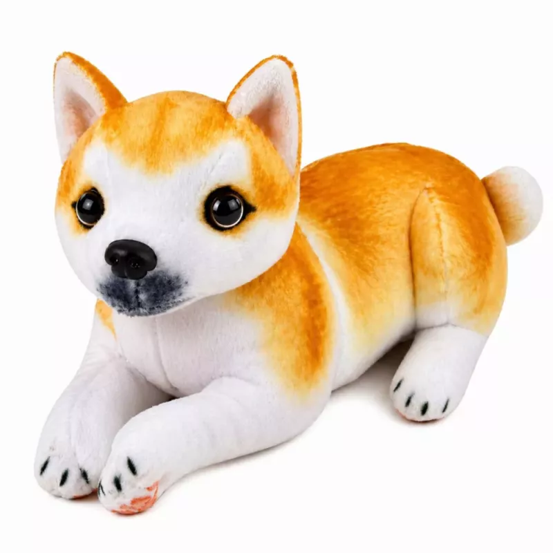 LEAN TOYS Pluszowy Shiba Inu Przytulanka Miękka Zabawka 25 cm