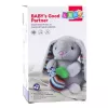 LEAN TOYS Miękki Pluszowy Królik z Nakręcaną Melodią Przytulanka Mascot Beżowy