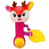 LEAN TOYS Pluszowy Jeleń Grzechotka z Gryzakiem i Piszczkiem dla Niemowląt
