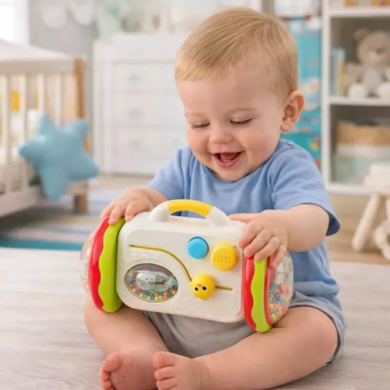 LEAN TOYS Escape Mirror Interaktywna Edukacyjna Zabawka Dla Maluchów Grzechotka