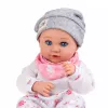 LEAN TOYS Baby Doll with Feeding Accessories, Bib, Hat, 28 cm