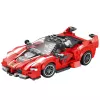 LEAN TOYS Klocki Konstrukcyjne Samochód Wyścigowy FXX-K Czerwony 360 szt.