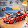 LEAN TOYS Klocki Konstrukcyjne Samochód Wyścigowy FXX-K Czerwony 360 szt.