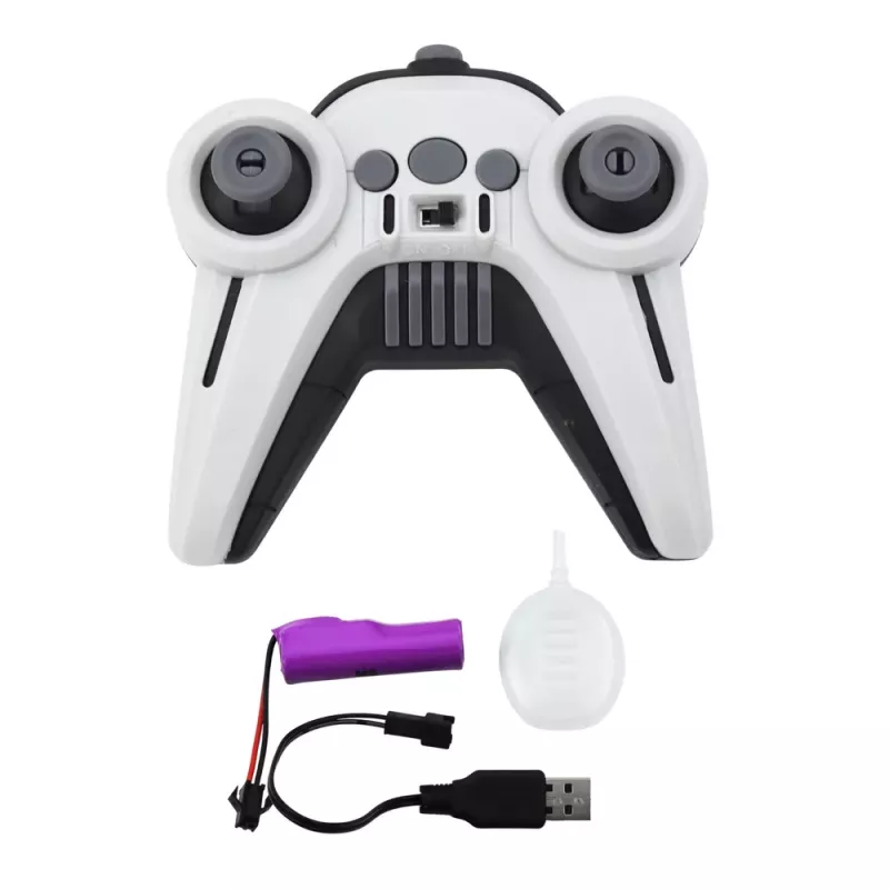 LEAN TOYS Zdalnie Sterowany Samochód Kaskaderski RC Światła Dym Drift 360° Niebieski
