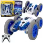LEAN TOYS Zdalnie Sterowany Samochód Kaskaderski RC Światła Dym Drift 360° Niebieski