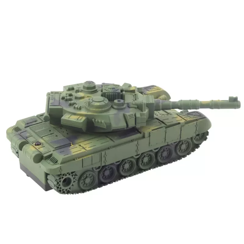 LEAN TOYS T90 Czołg Wojskowy Zdalnie Sterowany RC Światła Dźwięki Zielony 1:18