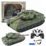 LEAN TOYS T90 Czołg Wojskowy Zdalnie Sterowany RC Światła Dźwięki Zielony 1:18