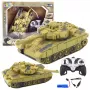 LEAN TOYS T90 Czołg Wojskowy Zdalnie Sterowany RC Światła Dźwięki Piasek 1:18