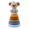 LEAN TOYS Sensory Educational Blocks Tower of Soft Rubber Blocks Koala 13 pcs.