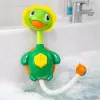 LEAN TOYS Zabawka do kąpieli Żółw z fontanną rybką i prysznicem na przyssawki