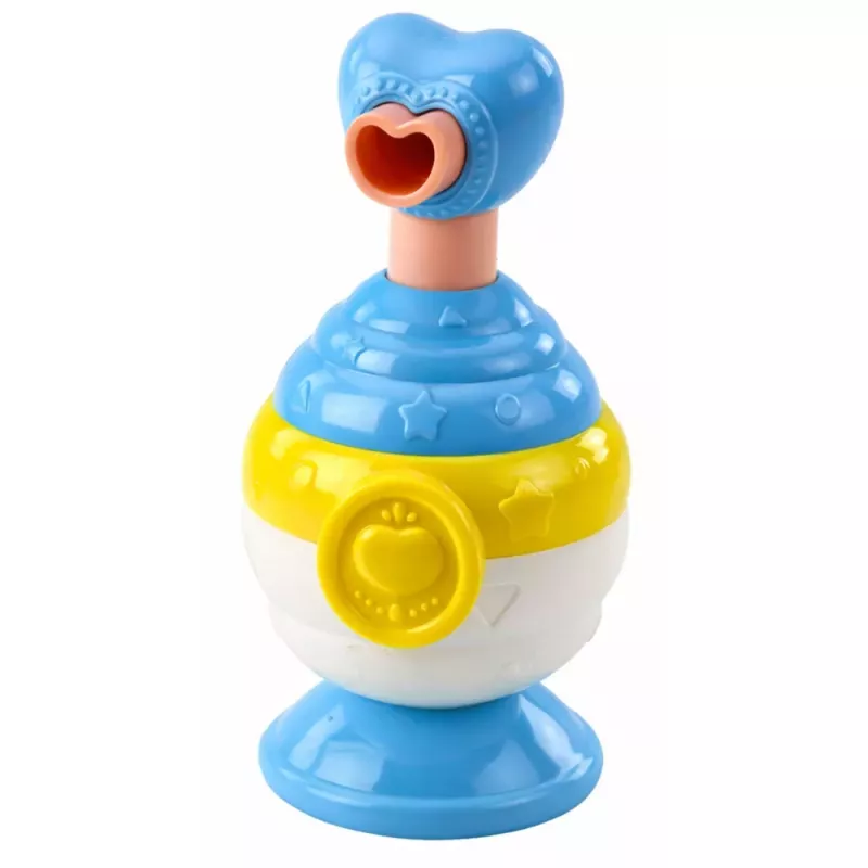 LEAN TOYS Zestaw do kąpieli Kaczuszka Dozownik mydła Kubek Niebieski