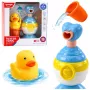 LEAN TOYS Zestaw do kąpieli Kaczuszka Dozownik mydła Kubek Niebieski