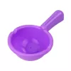 LEAN TOYS Interaktywna zabawka do kąpieli Kaczka z młynek, przyssawkami i łyżeczką