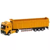 LEAN TOYS Wywrotka Metalowa Kabina Światła Dźwięki Napęd Żółty