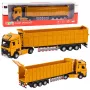 LEAN TOYS Wywrotka Metalowa Kabina Światła Dźwięki Napęd Żółty