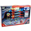 LEAN TOYS Wielopoziomowy Parking 4 Poziomy z Windą Helikopterem Samochodami 70 Elementów