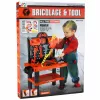 LEAN TOYS Warsztat dziecięcy DIY Stół z akcesoriami 70 cm