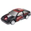 LEAN TOYS RC Coupe Samochód Zdalnie Sterowany Drift z Wymiennymi Kołami Czarny 1:24
