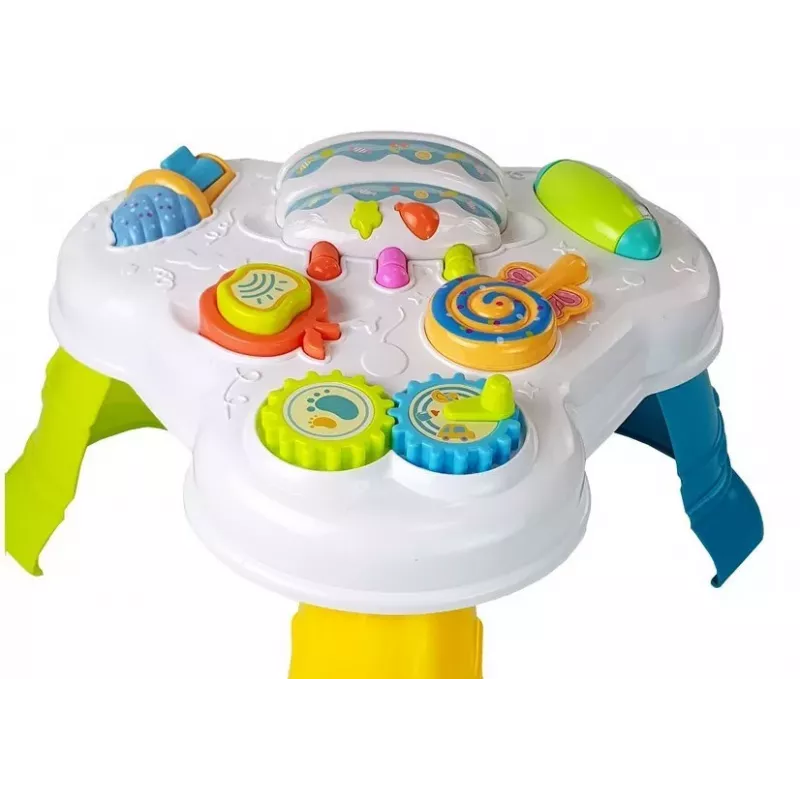 LEAN TOYS Stół Edukacyjny - Słodycze z Dźwiękami dla Niemowląt