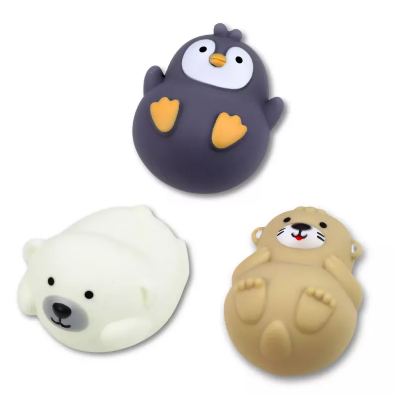 LEAN TOYS Zestaw Zabawek do Kąpieli Zwierzątka w Łódkach Zjeżdżalnia 11 szt.