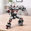 LEAN TOYS Klocki Konstrukcyjne Samochód Wyścigowy Robot 2w1 Biały 320 szt.