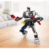 LEAN TOYS Klocki Konstrukcyjne Samochód Sportowy Robot 2w1 Biały 320 szt.