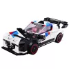 LEAN TOYS Klocki Konstrukcyjne Samochód Sportowy Robot 2w1 Biały 320 szt.