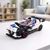 LEAN TOYS Klocki Konstrukcyjne Samochód Sportowy Robot 2w1 Biały 320 szt.